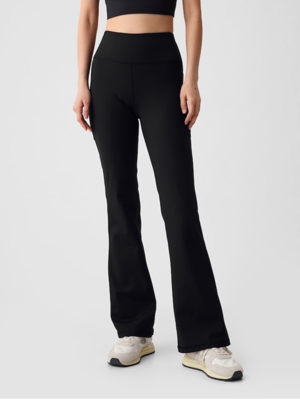 GAPfit Sky High Rise Power Flare Leggings- size L
